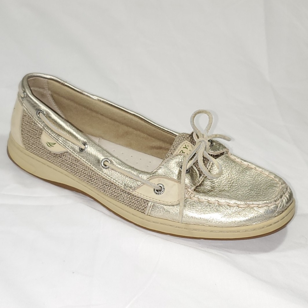 Sperry boat shoes gold size 12M